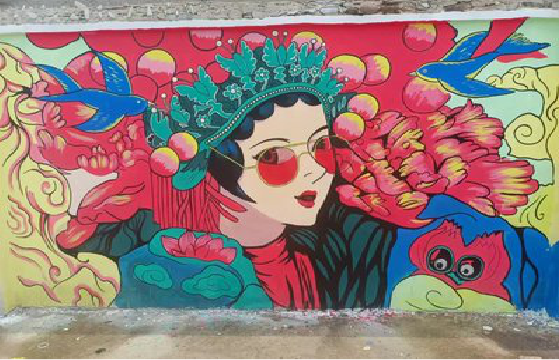 桐乡墙体彩绘-网红墙