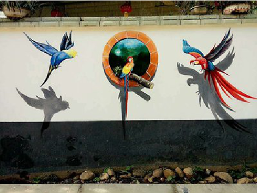 桐乡视觉错位-3D墙绘设计