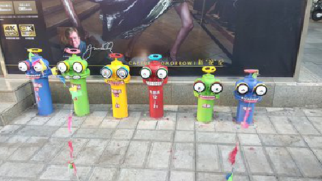 桐乡商业区彩绘