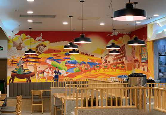 桐乡商业空间彩绘介绍。