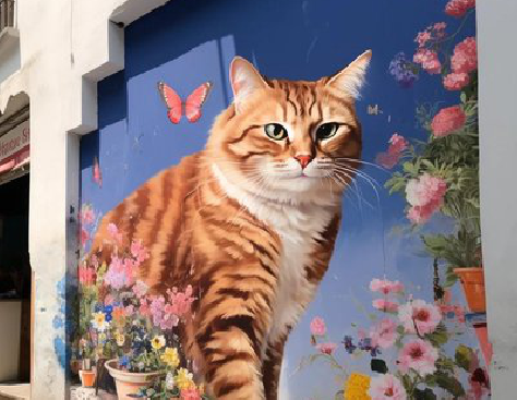 桐乡自己绘制有个性的手绘墙