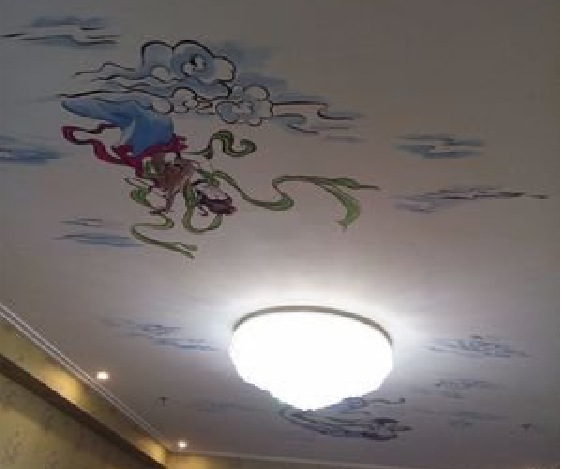 桐乡如何快速绘制天花板上的手绘墙？
