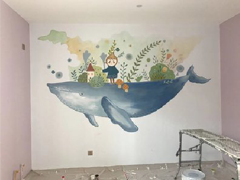 桐乡手绘墙的特点及优势。