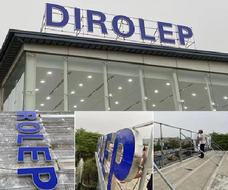 桐乡楼顶发光字安装的注意事项。